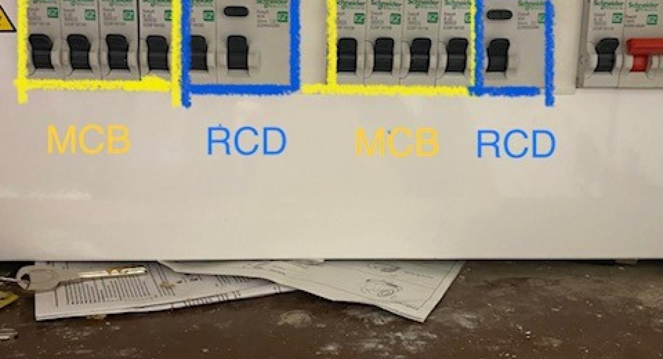 Consumer unit RCD trip